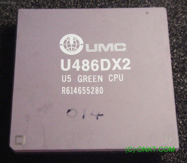 UMC U486DX2 U5 GREEN diff print