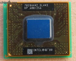 Intel Pentium III Mobile KP 600/256 SL443