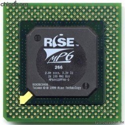 Rise mP6 266 2x100MHz diff print 1999