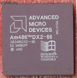 AMD A80486DX2-66 rev E6 diff print 2