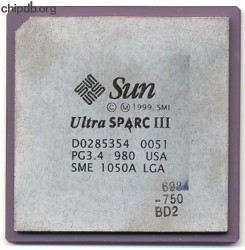 UltraSPARC III SME 1050A LGA / 750 MHz