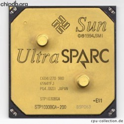 Sun UltraSPARC STP1030BGA-200 diff print