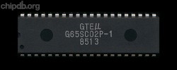 GTE G65SC02P-1 diff print