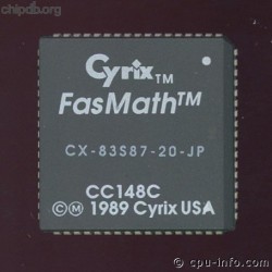 Cyrix CX-83S87-20-JP trademark 2
