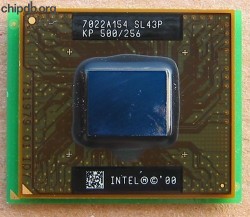 Intel Pentium III Mobile KP 500/256 SL43P