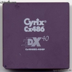 Cyrix Cx486DX-40GP blackdot