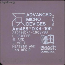 AMD A80486DX4-100SV8B diff print 2