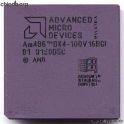 AMD Am486DX4-100SV16BGI engraved
