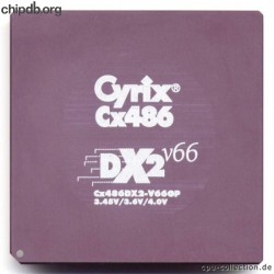 Cyrix Cx486DX2-V66GP 3.45V/3.6V/4.0V