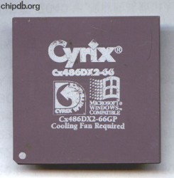 Cyrix Cx486DX2-66 writeback coolingfan