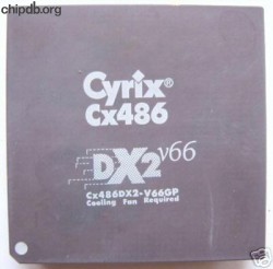 Cyrix Cx486DX2-V66GP Cooling Fan Req.