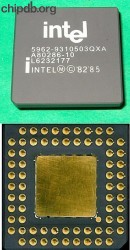 Intel A80286-10 5962-9310503QXA FAKE