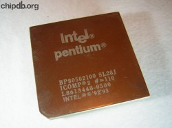 Intel Pentium BP80503200 SL28J FAKE diff font