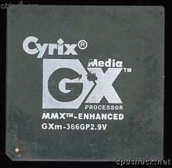 Cyrix MediaGX GXm-366GP 2.9V FAKE