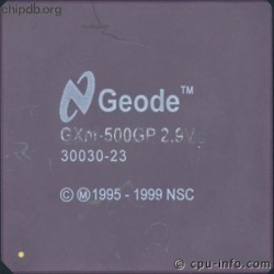 Geode GXm-500GP 2.9V FAKE