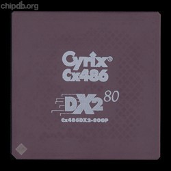 Cyrix CX486DX2-V80GP no heatsink