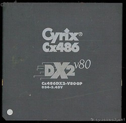 Cyrix Cx486DX2-V80GP 034 3.45V