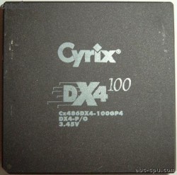 Cyrix Cx486DX4-100GP4 DX4-P/O 3.45V