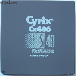 Cyrix CX486S-40GP fascache