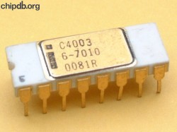 Intel C4003 white