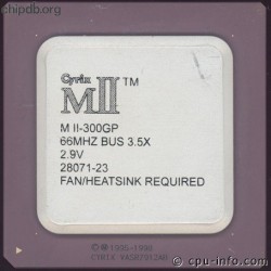 Cyrix MII-300GP White cap