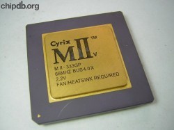 Cyrix MIIv-333GP 66 MHz bus