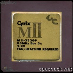 Cyrix MII-333GP bold font