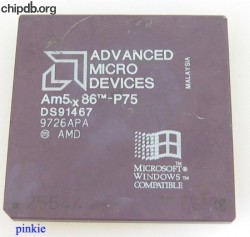 AMD Am5x86-P75 no speed mark