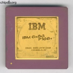 IBM 6x86 P166+ 6x86-2V7P166GE diff font