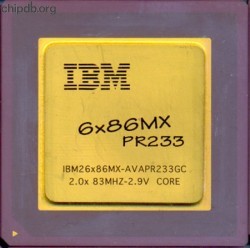 IBM 6x86MX PR233 6x86MX-AVAPR233GC 83 MHz bus