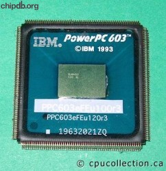 IBM PowerPC PPC603eFEu120r3 remarked
