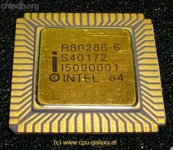 Intel R80286-6 print on gold side