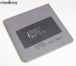 Intel A80386-16 SX025 16 BIT S/W ONLY diff print