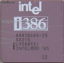 Intel A80386DX-25 SX215