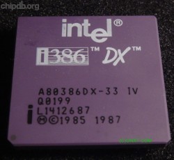 Intel A80386DX-33 IV Q0199 ES