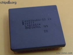 Intel A80386DX-33 IV SX211 no logo