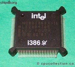 Intel NG80386SX-16 Low Power