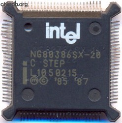Intel NG80386SX-20 remarked