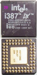 Intel MG80387-16Q 5962-8953401MXA