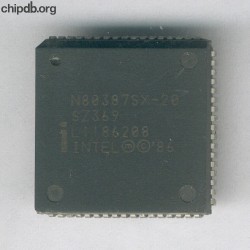 Intel NG80387SX-20 SZ369 no logo