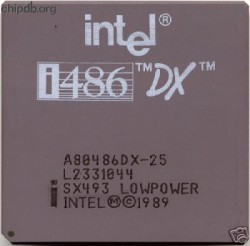 Intel A80486DX-25 SX493 LOWPOWER