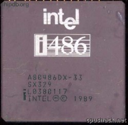 Intel A80486DX-33 SX329