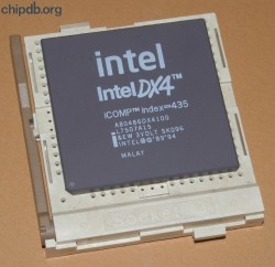 Intel A80486DX4100 SK096 white print new logo