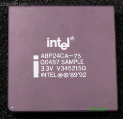 Intel 486 DX4-75 A8P24CA75 Q0457 ES