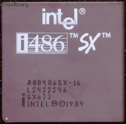 Intel A80486SX-16 SX677