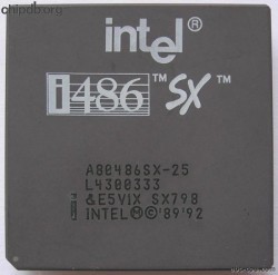 Intel A80486SX-25 SX798