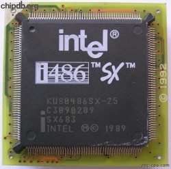 Intel KU80486SX-25 SX683