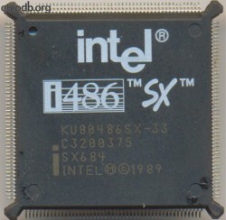 Intel KU80486SX-33 SX684