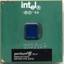 Intel Pentium III RB80526PZ733256 QS21ES