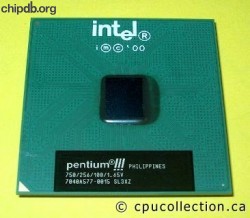 Intel Pentium III 750/256/100/1.65V SL3XZ